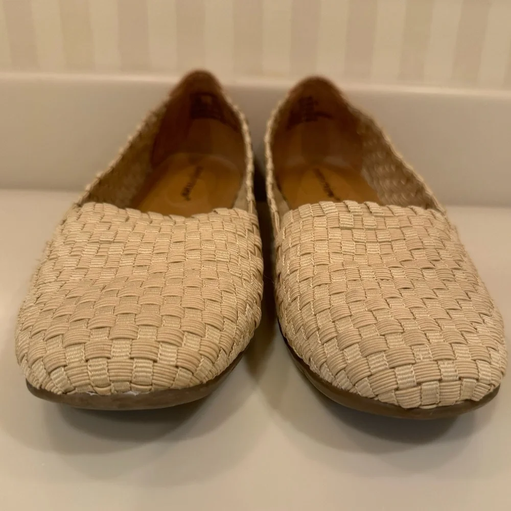 Comfortview The Bethany Slip On Flat - Khaki Metallic